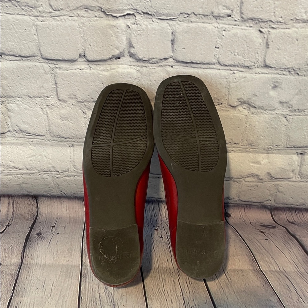 Naturalizer Red Leather Tassel Loafers size 6.5 - Picture 7 of 9